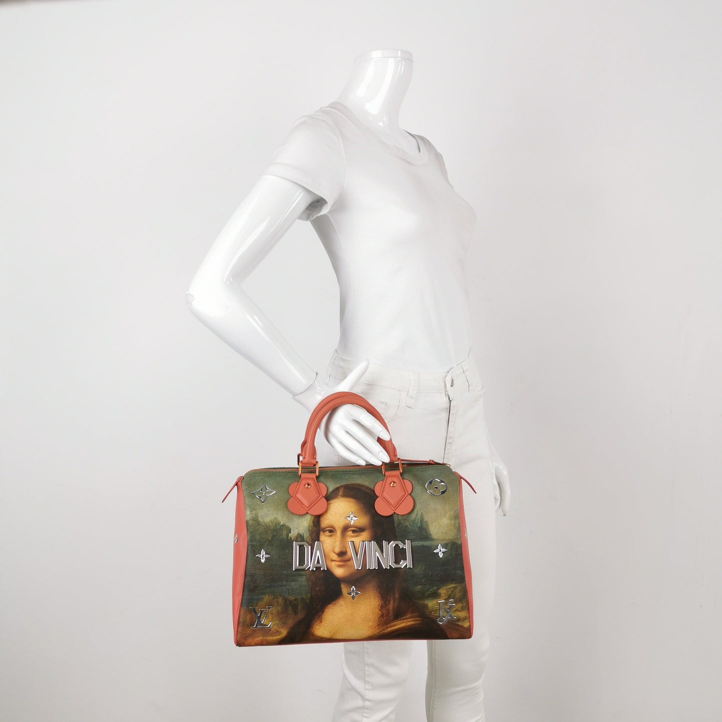 Louis Vuitton x Jeff Koons Monalisa Top Handle Bag