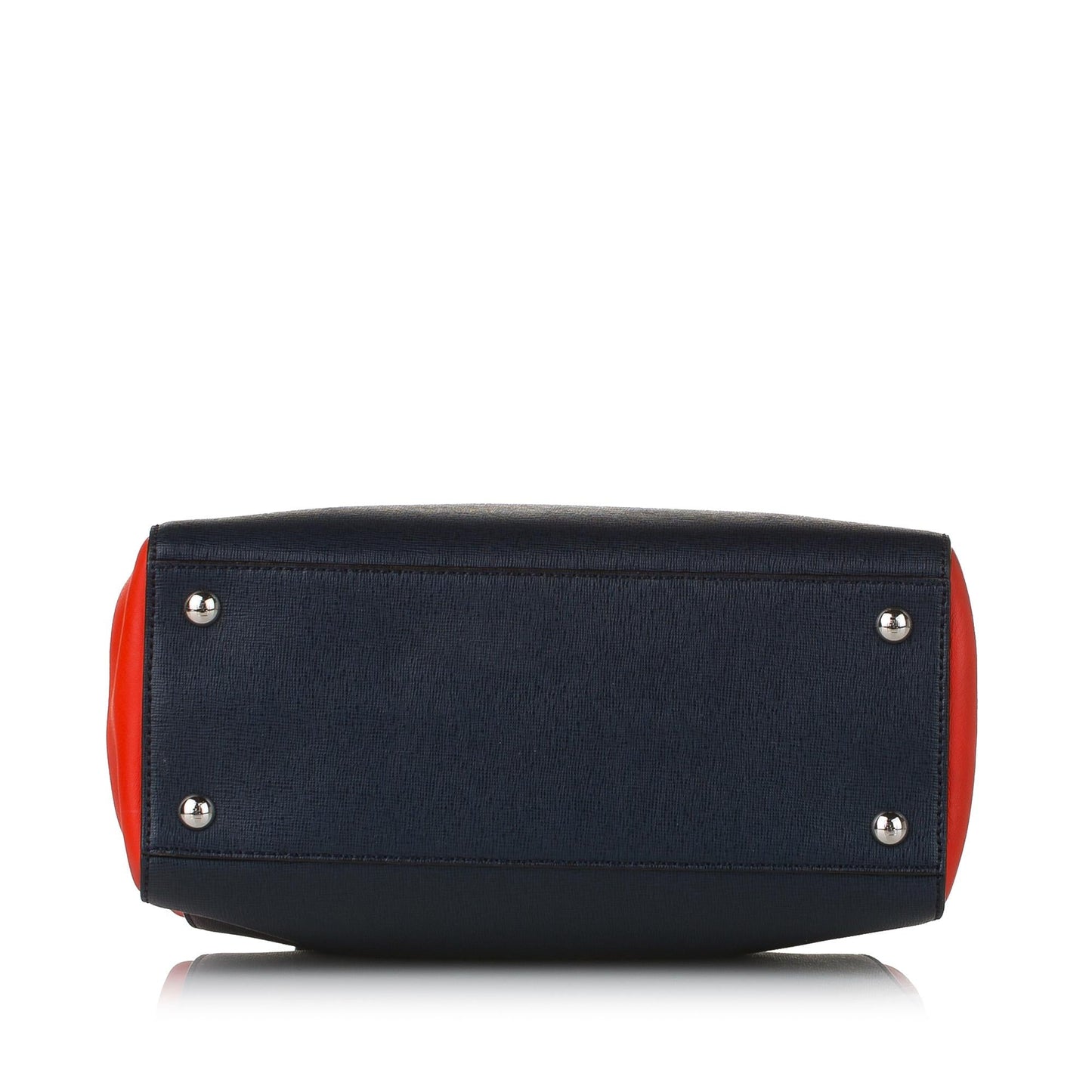 Fendi Bicolor 2Jours Leather Satchel (32744)