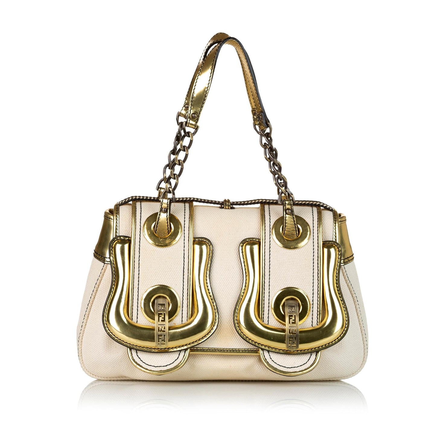 Fendi Canvas B. Bag (33182)