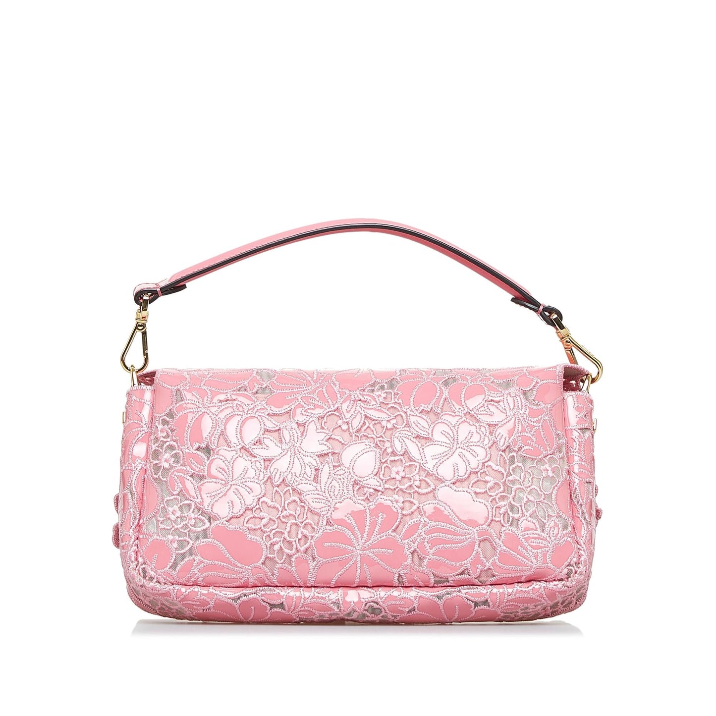 Fendi Embroidered Lace Baguette (GlR2r8)
