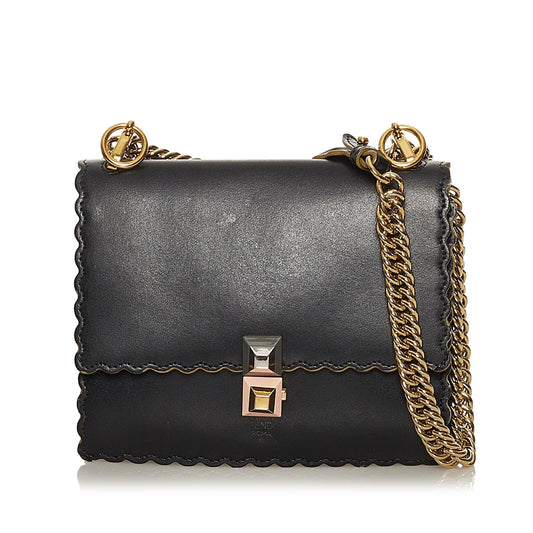 Fendi Kan I Leather Crossbody Bag (P9BViM)