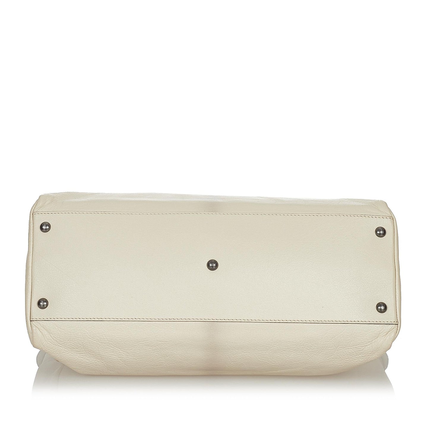 Fendi Large Peekaboo Leather Satchel (usPpvT)