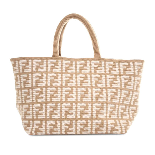 Fendi Large Zucca Cashmere Shopper Tote (eInhrd)