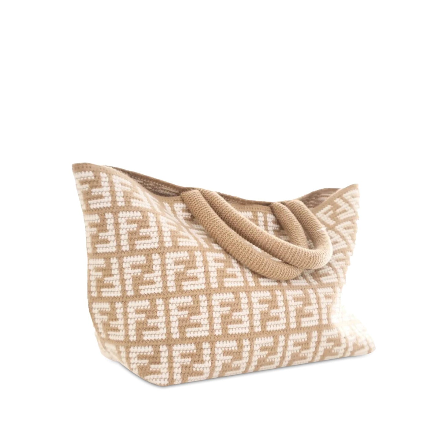 Fendi Large Zucca Cashmere Shopper Tote (eInhrd)