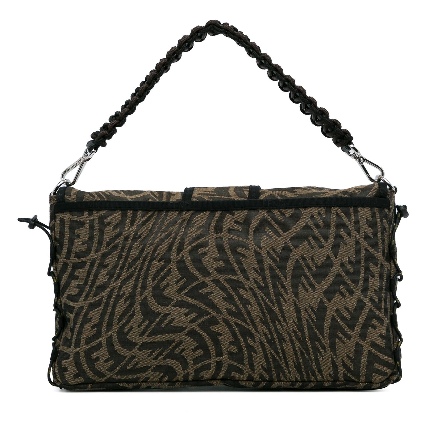 Fendi Large Zucca Vertigo Mesh Baguette Satchel (dmuY2A)