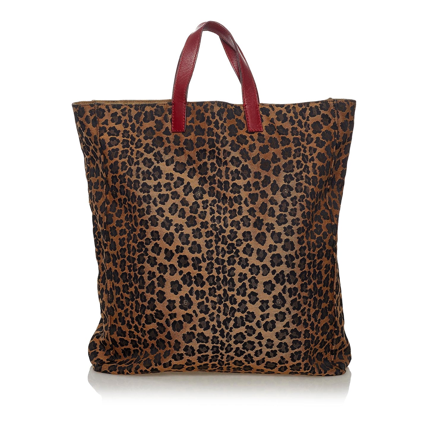 Fendi Leopard Print Nylon Tote Bag (33460)