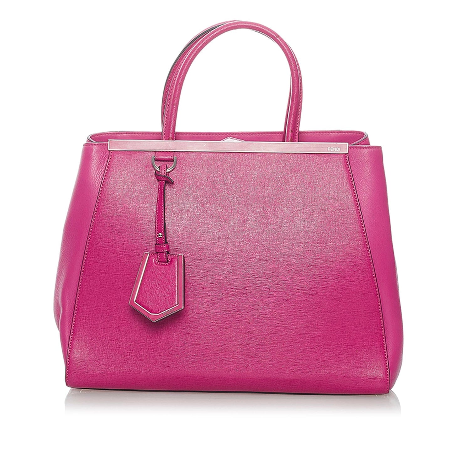 Fendi Medium 2Jours Leather Satchel (37200)