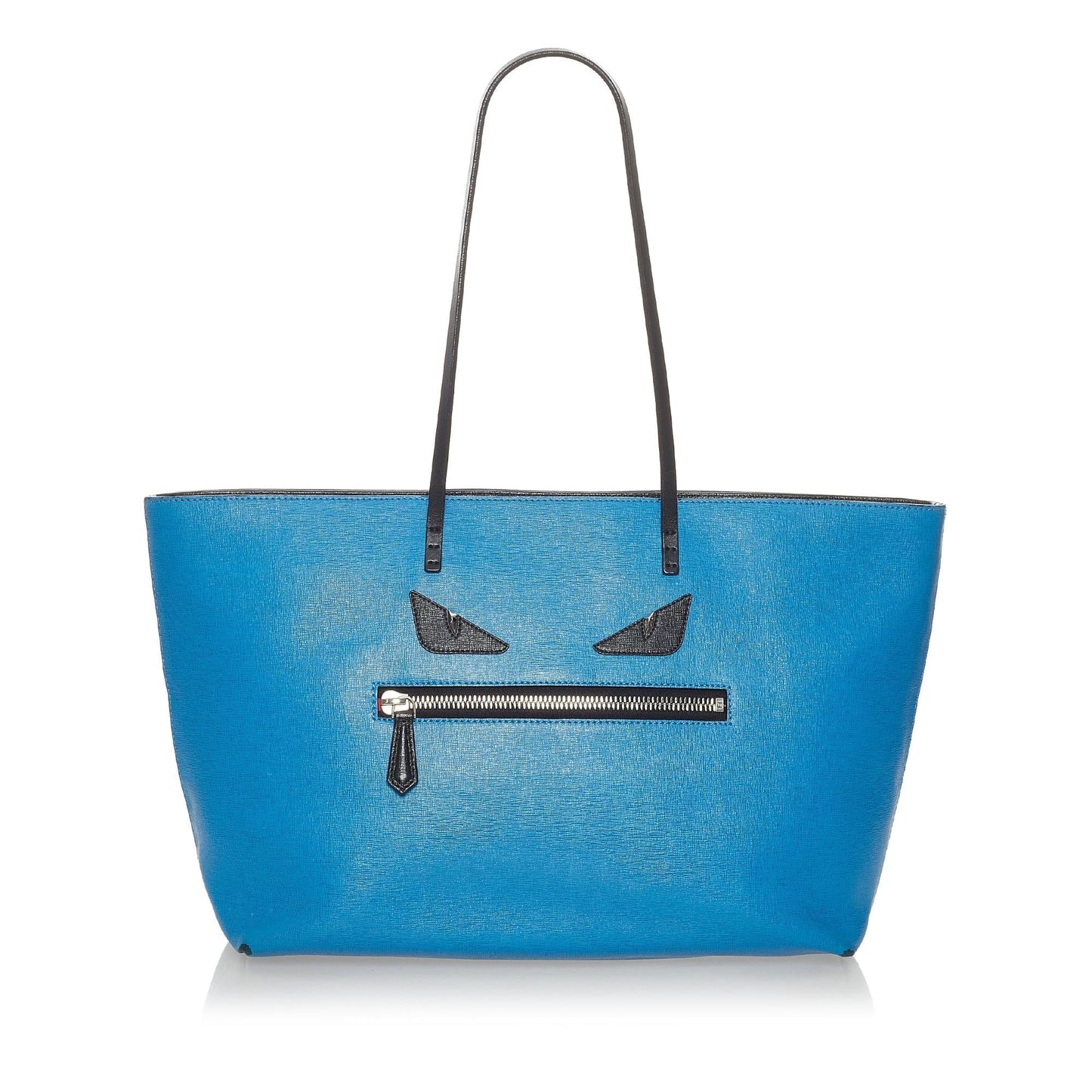 Fendi Medium Monster Roll Leather Tote Bag (txIAlj)