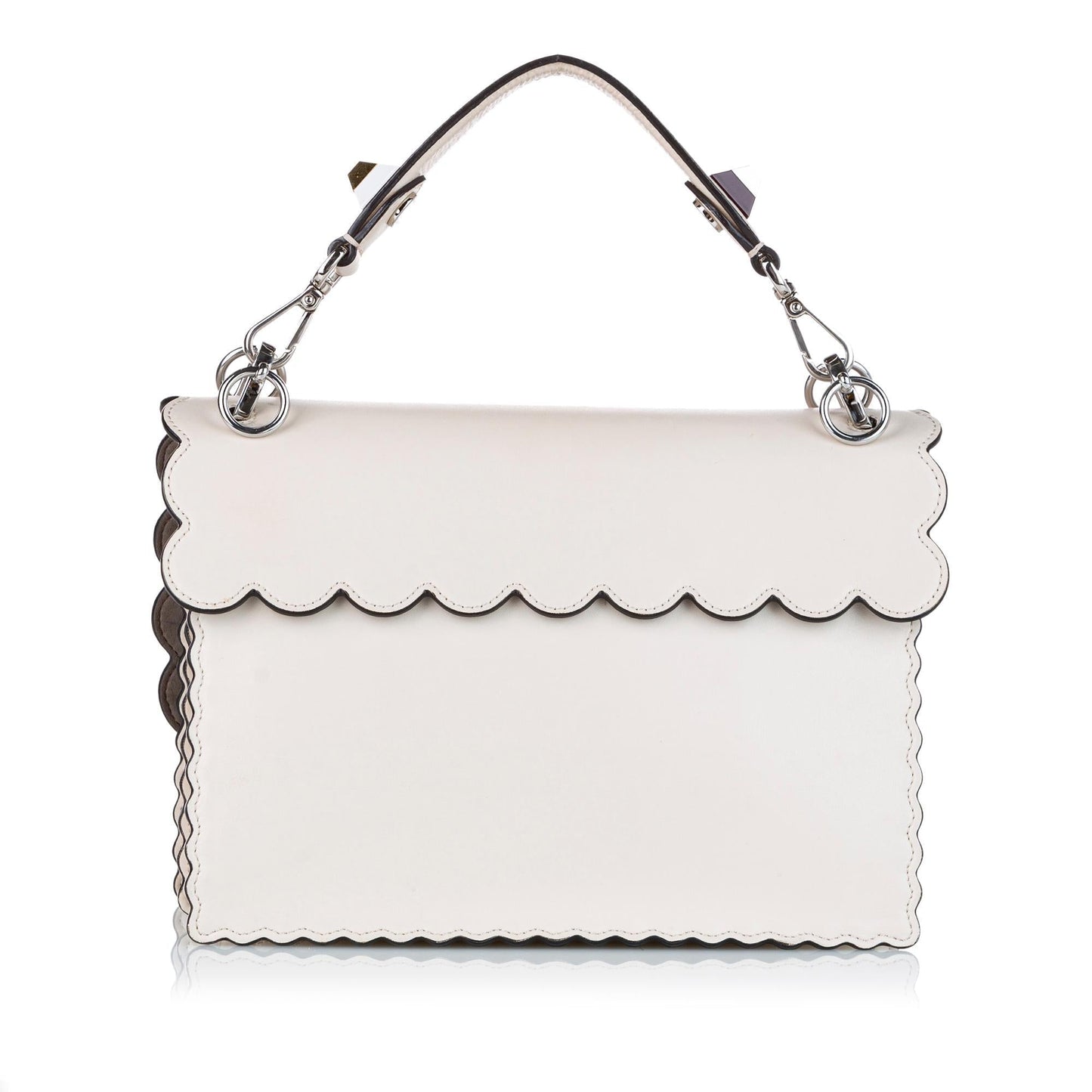 Fendi Mini Kan I Leather Satchel (32465)