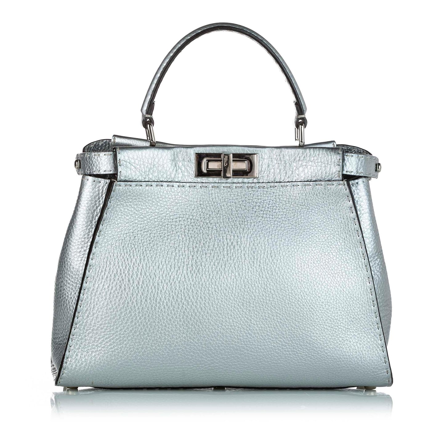 Fendi Peekaboo Leather Satchel (20756)