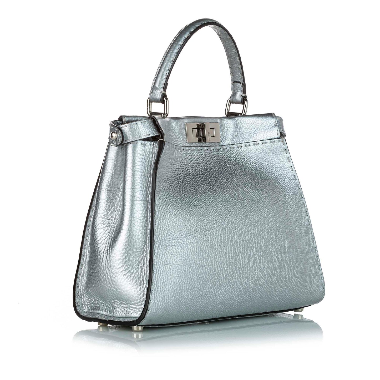Fendi Peekaboo Leather Satchel (20756)