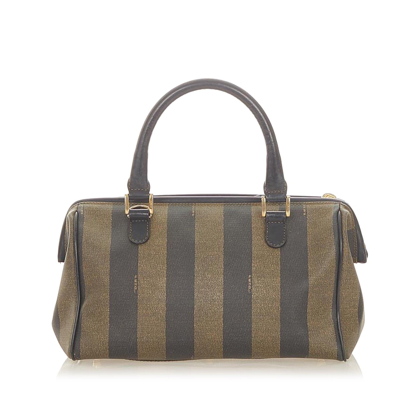 Fendi Pequin Boston Bag (19584)