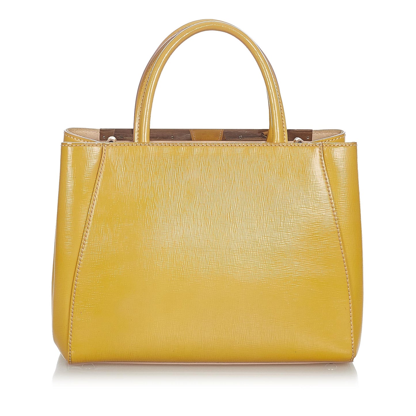 Fendi Petit 2Jours Leather Handbag (31978)