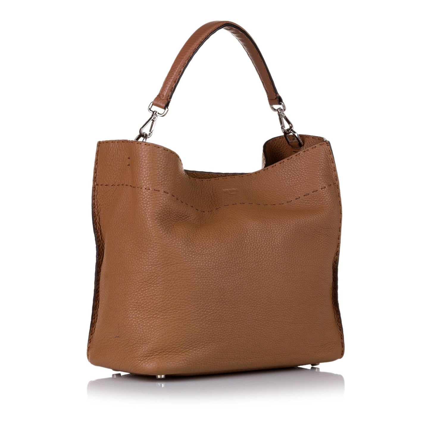 Fendi Selleria Anna Leather Satchel (34826)