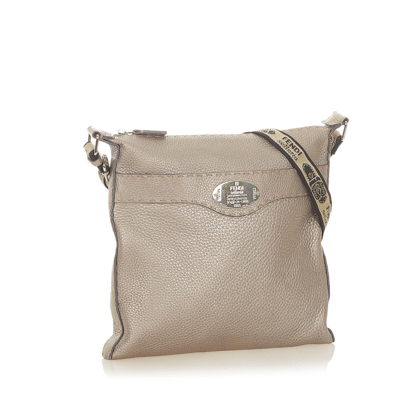 Fendi Selleria Leather Crossbody Bag (32165)