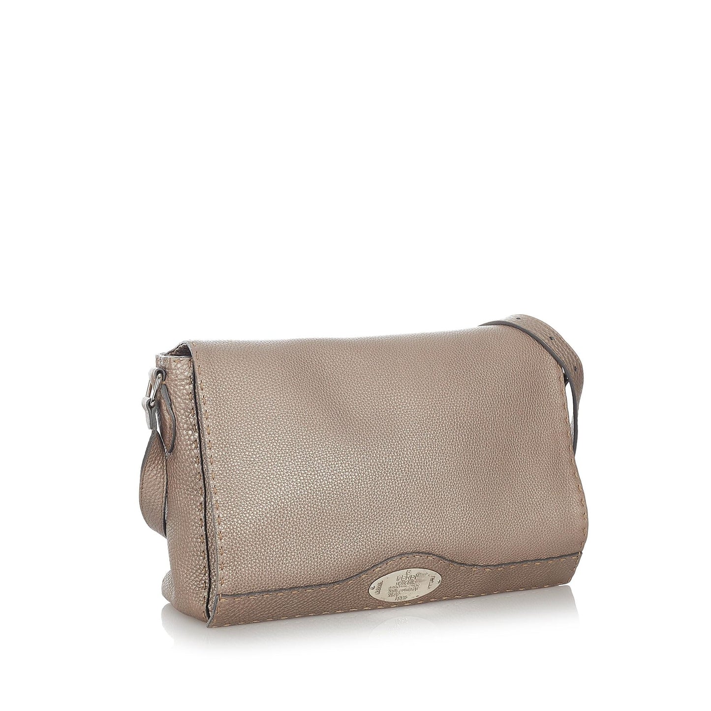 Fendi Selleria Leather Crossbody Bag (33789)