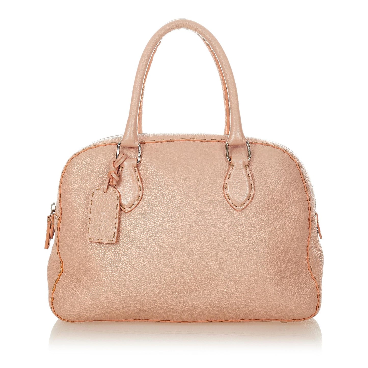 Fendi Selleria Leather Handbag (26621)