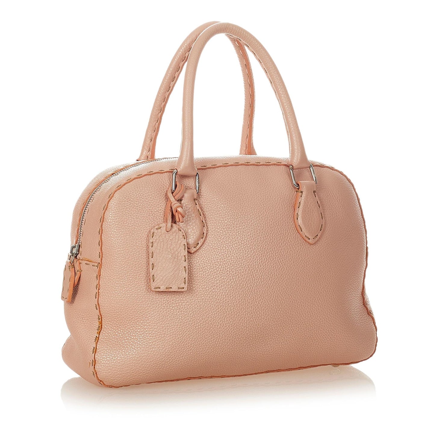 Fendi Selleria Leather Handbag (26621)