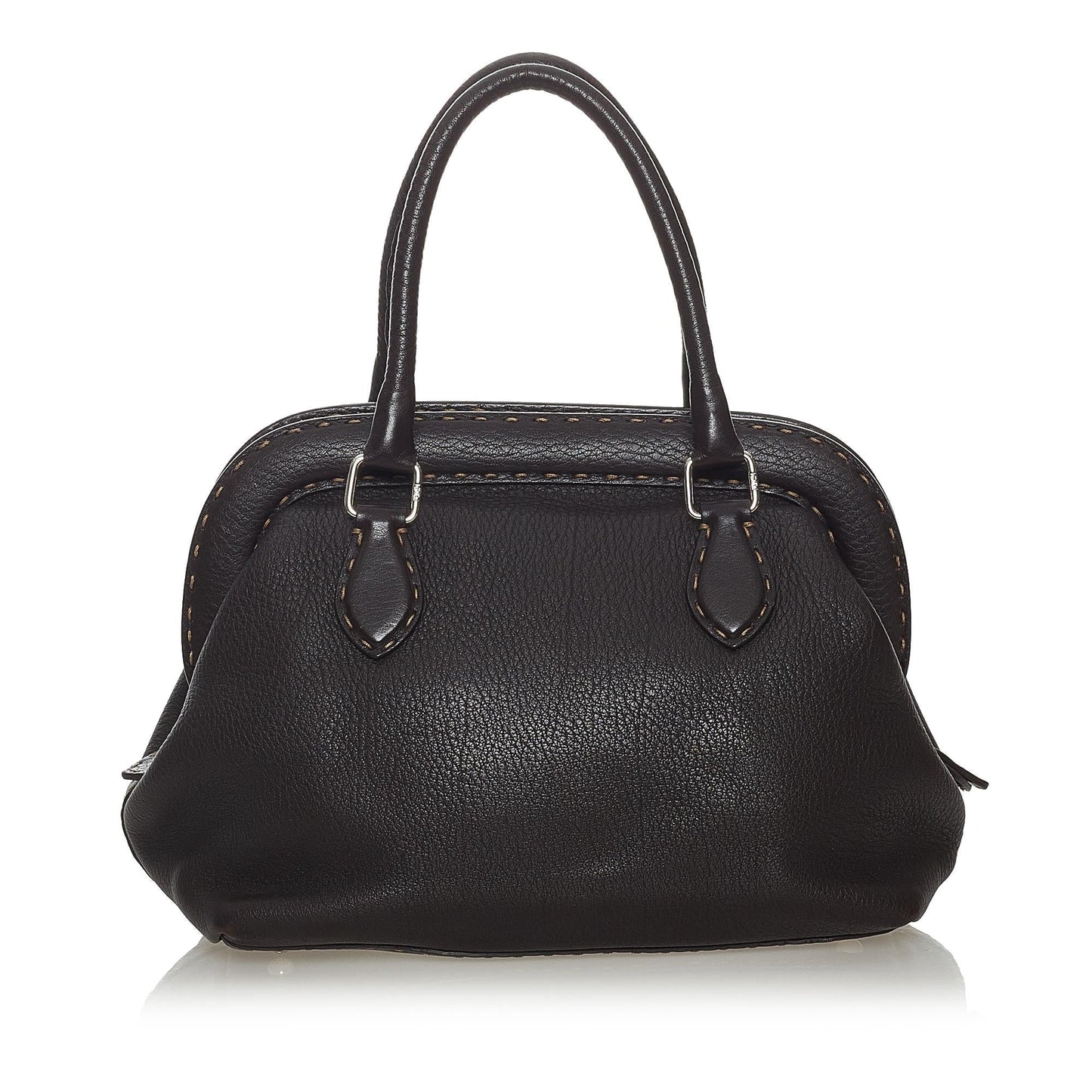 Fendi Selleria Leather Handbag (28118)