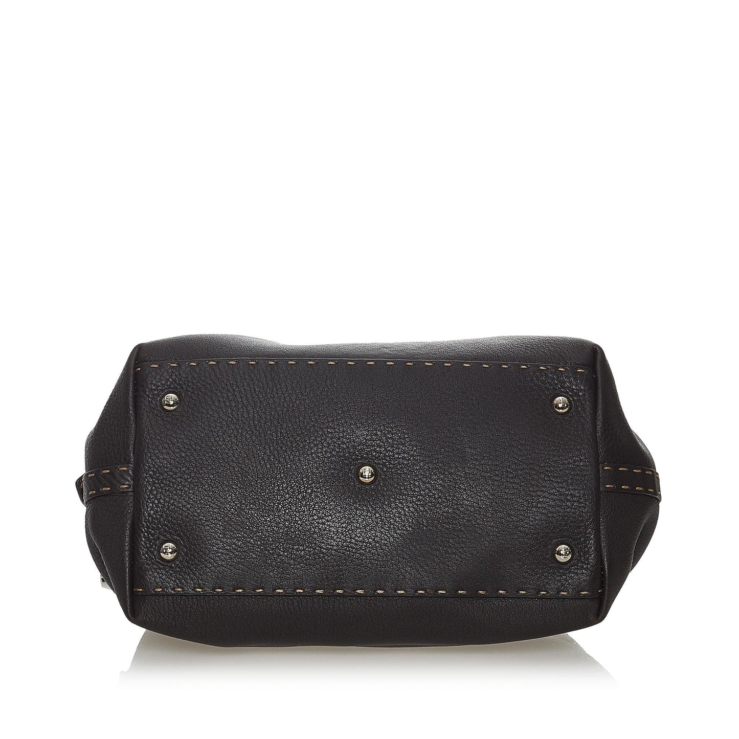 Fendi Selleria Leather Handbag (28118)