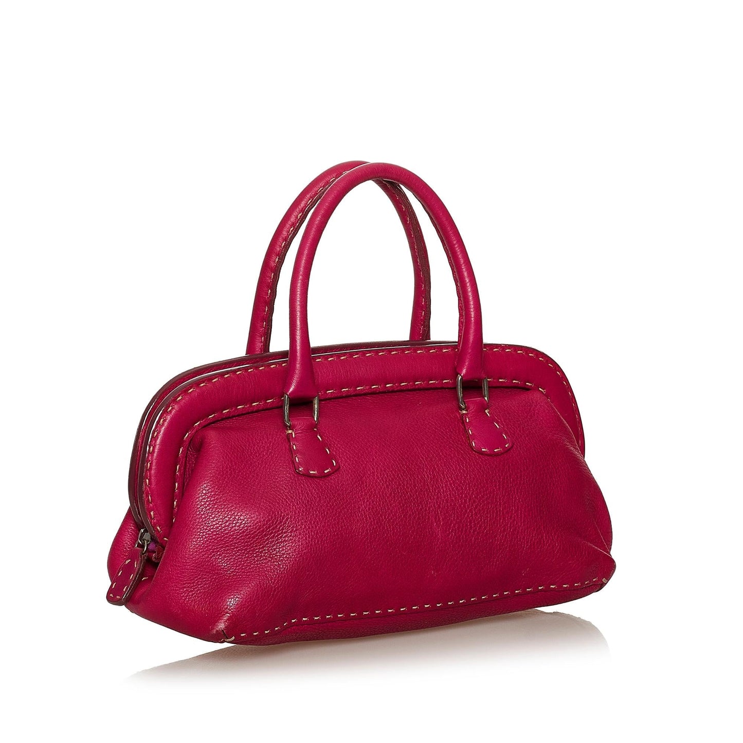 Fendi Selleria Leather Handbag (28758)