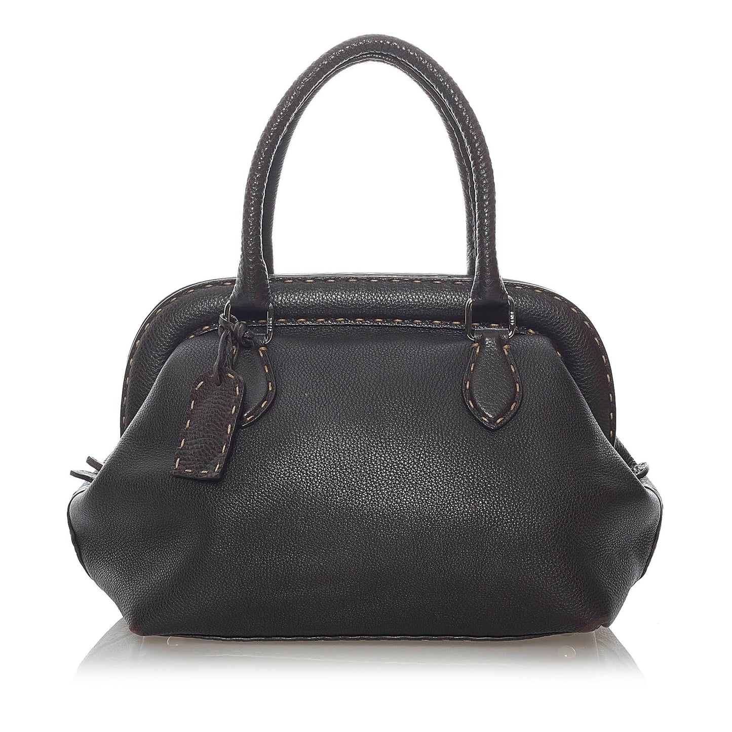 Fendi Selleria Leather Handbag (30990)