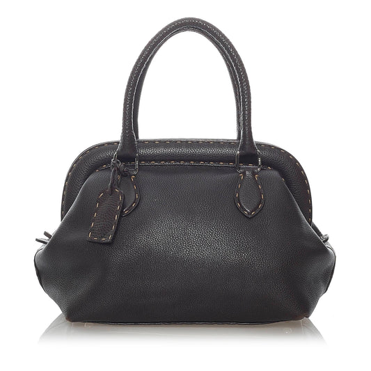 Fendi Selleria Leather Handbag (30990)