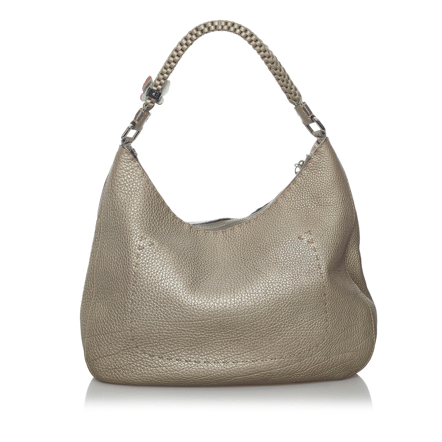 Fendi Selleria Leather Hobo Bag (33738)
