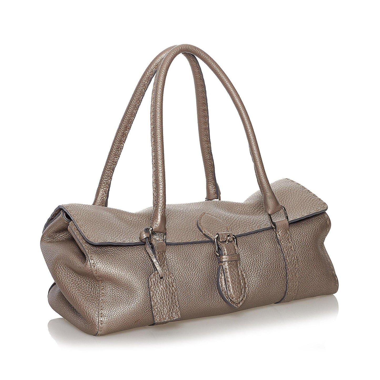Fendi Selleria Linda Leather Handbag (33666)