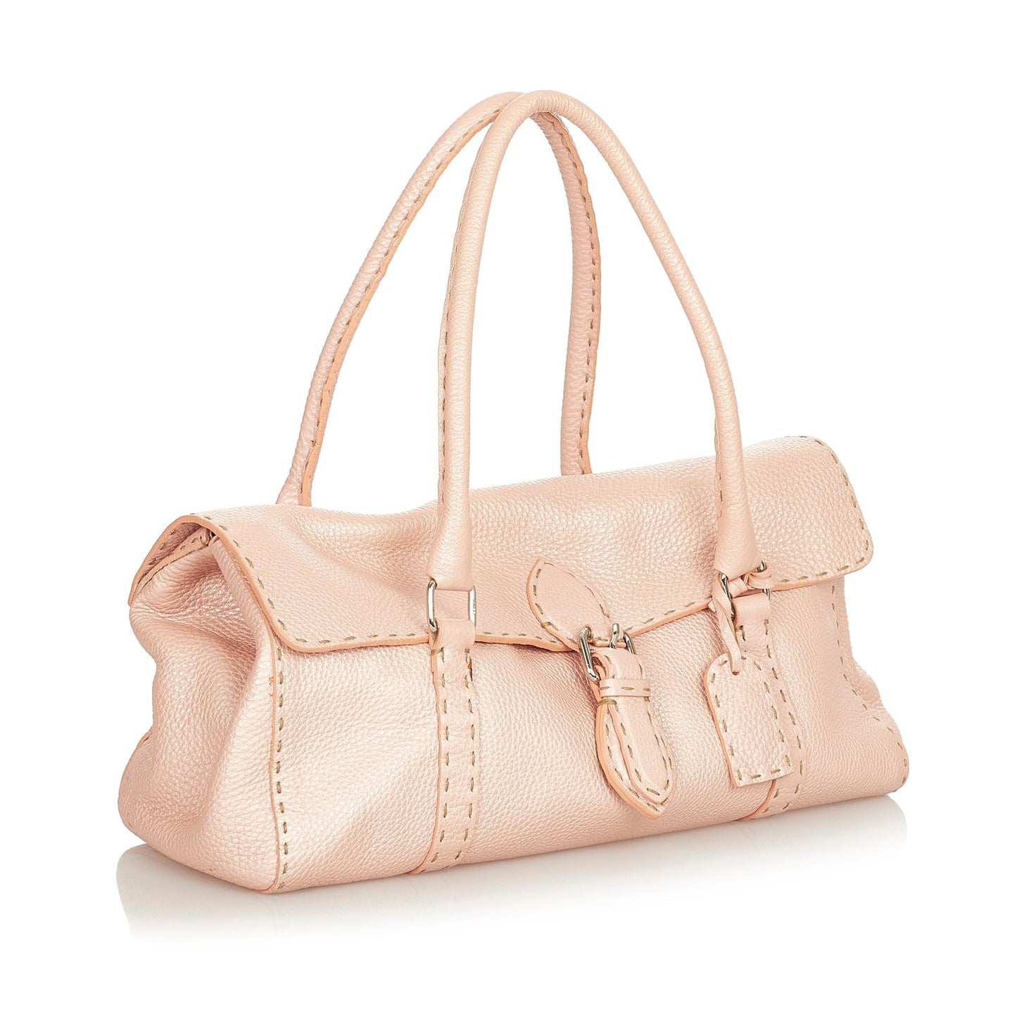 Fendi Selleria Linda Leather Shoulder Bag (24875)