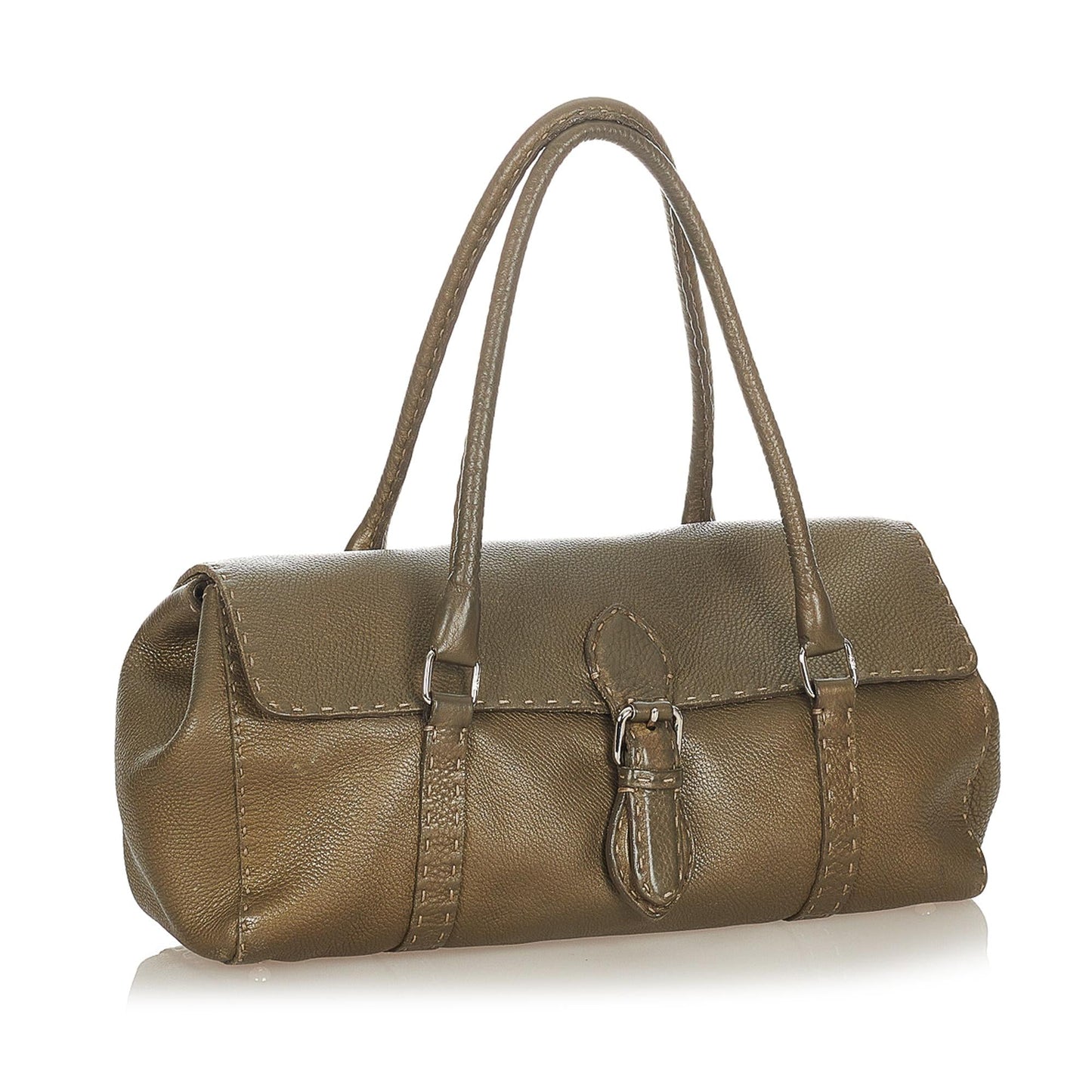 Fendi Selleria Linda Leather Shoulder Bag (31877)