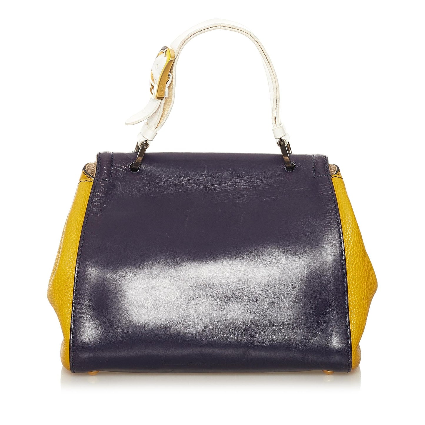 Fendi Silvana Leather Satchel (34388)
