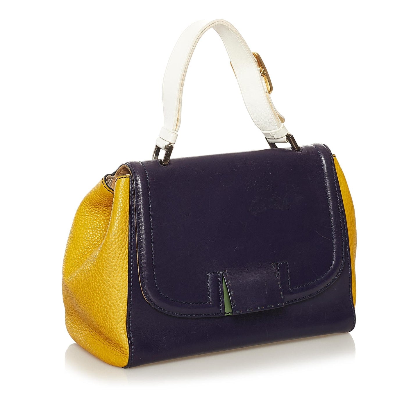 Fendi Silvana Leather Satchel (37731)