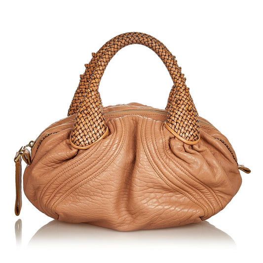Fendi Spy Leather Handbag (25885)