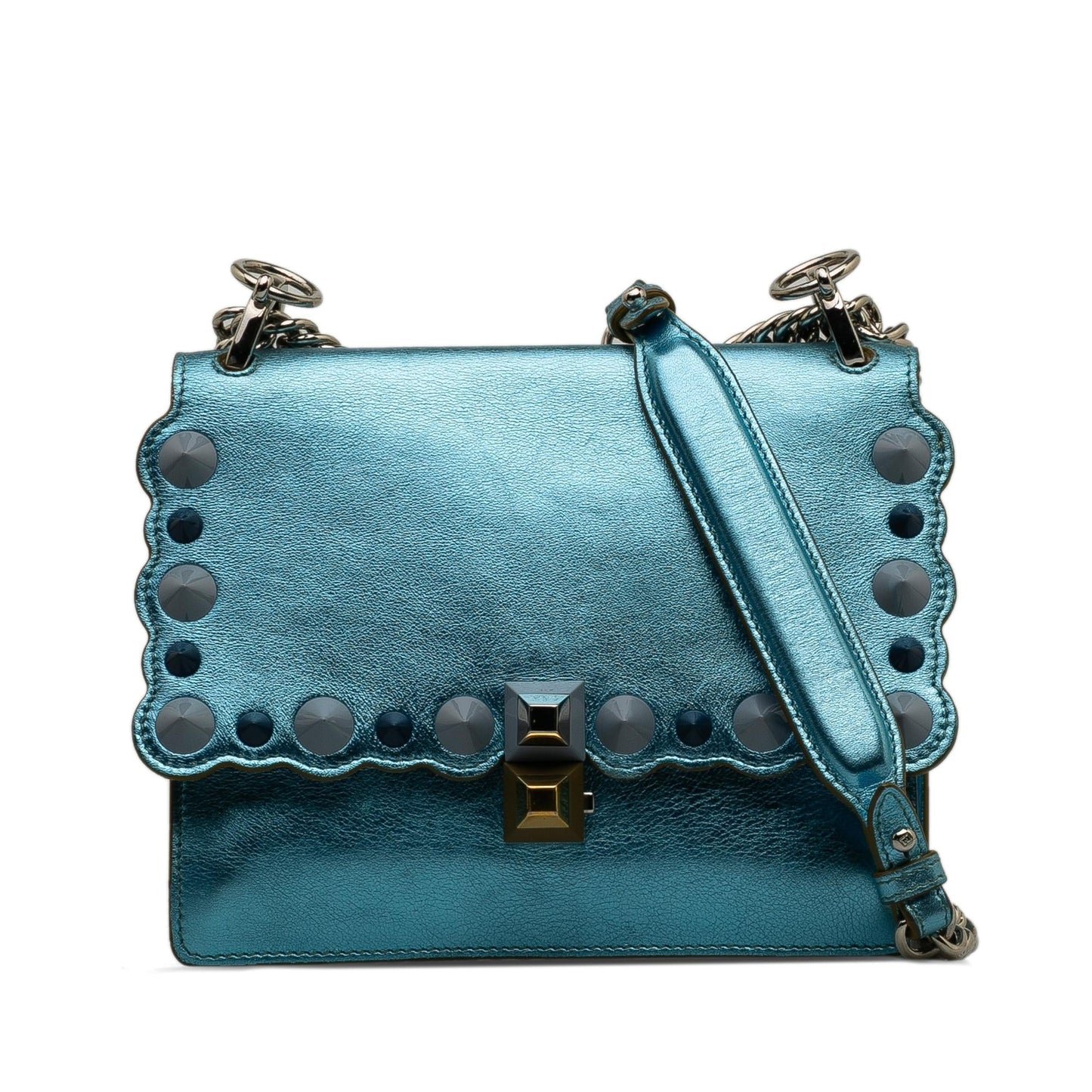 Fendi Studded Scalloped Kan I Crossbody (jNlaT0)