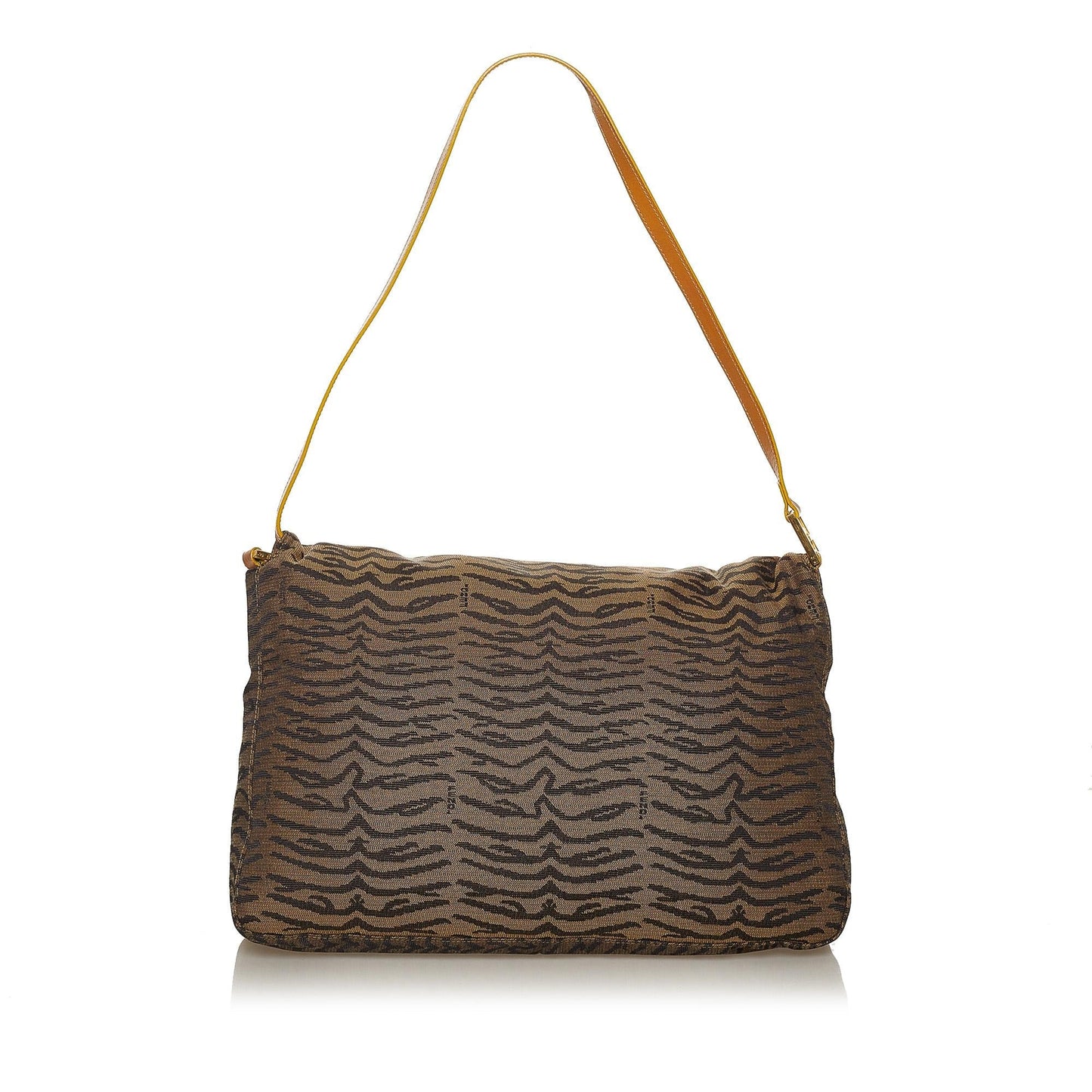 Fendi Tiger Print Canvas Shoulder Bag (37574)