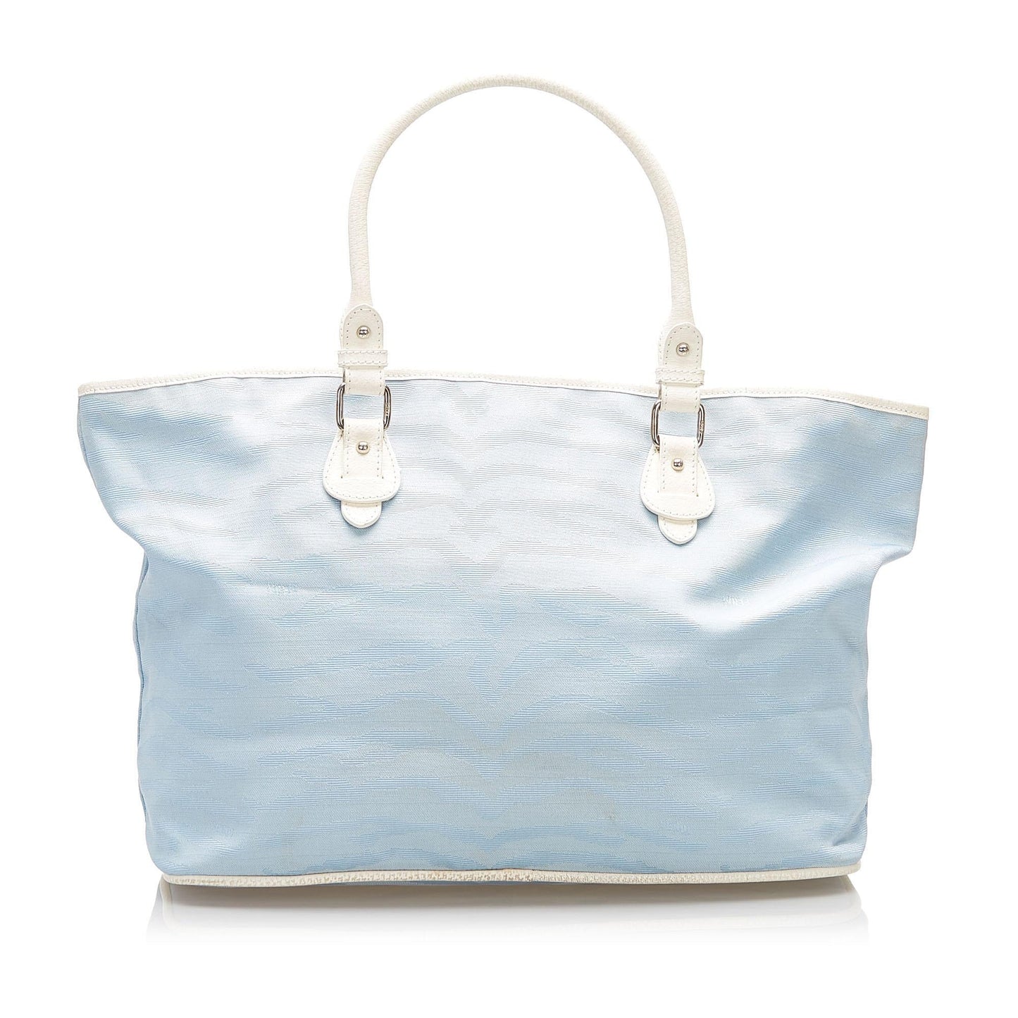 Fendi Zebra Print Canvas Tote Bag (22880)