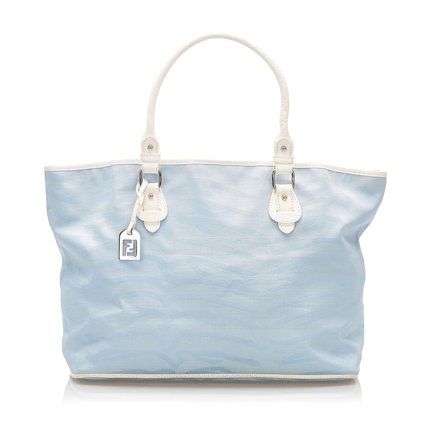 Fendi Zebra Print Canvas Tote Bag (22880)