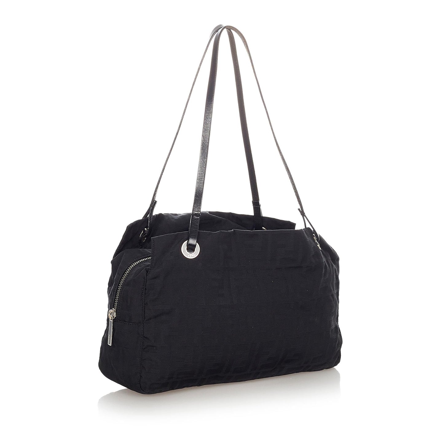 Fendi Zucca Canvas Shoulder Bag (23454)