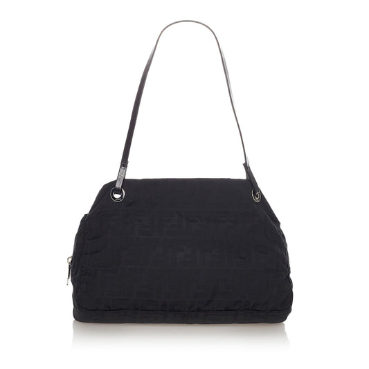 Fendi Zucca Canvas Shoulder Bag (31737)
