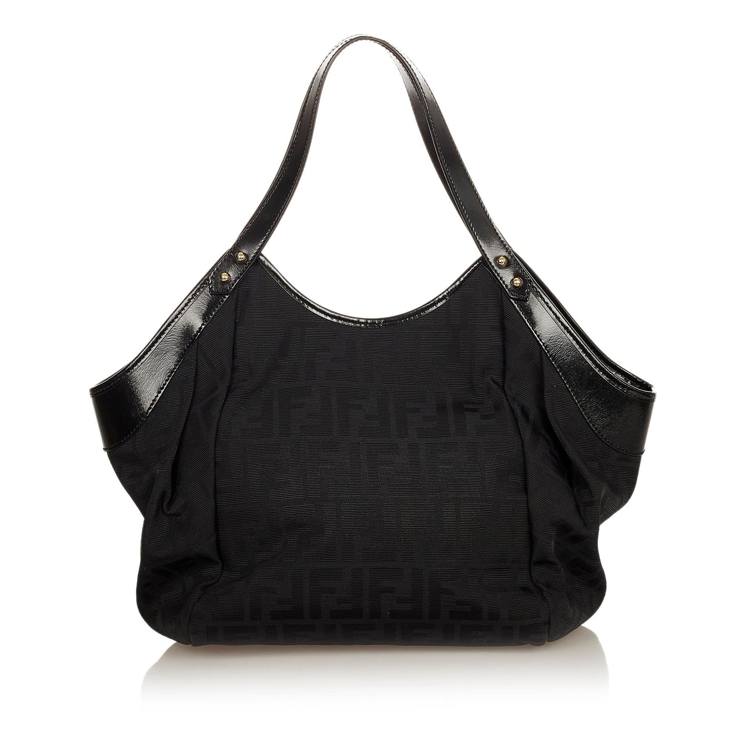 Fendi Zucca Canvas Shoulder Bag (36077)