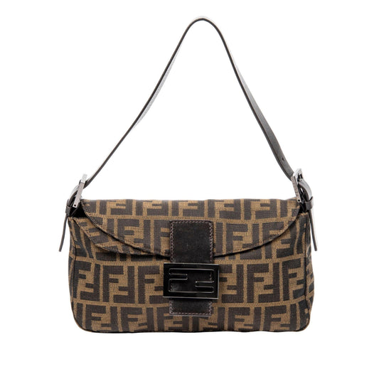 Fendi Zucca Double Flap Baguette (c4kHsH)