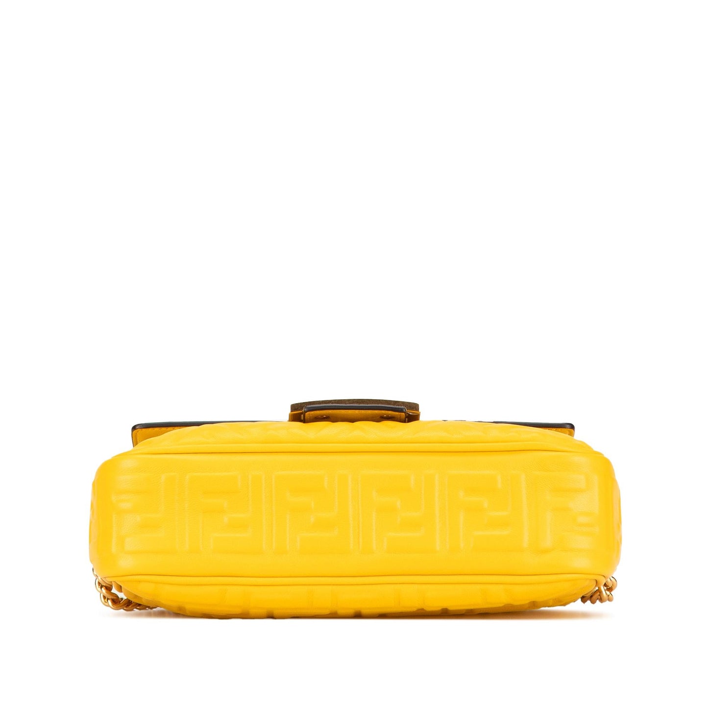 Fendi Zucca Embossed Chain Midi Baguette (cFziRb)