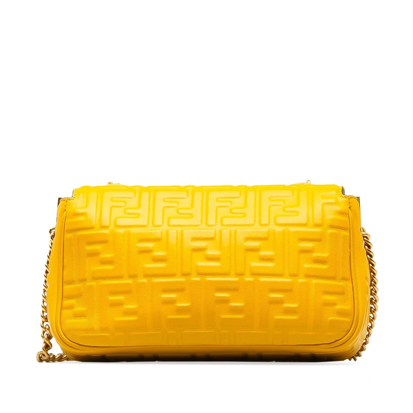 Fendi Zucca Embossed Chain Midi Baguette (0ukIAR)