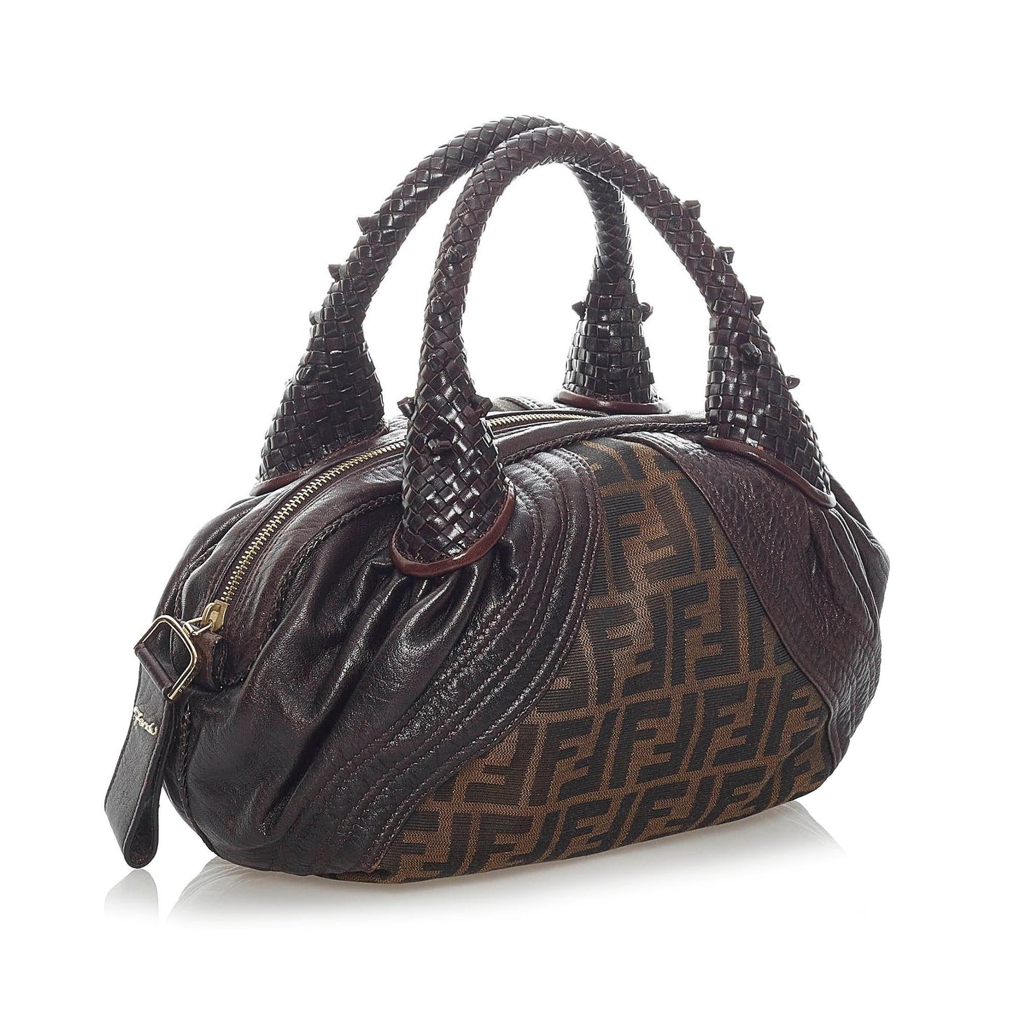 Fendi Zucca Spy Canvas Handbag (33509)