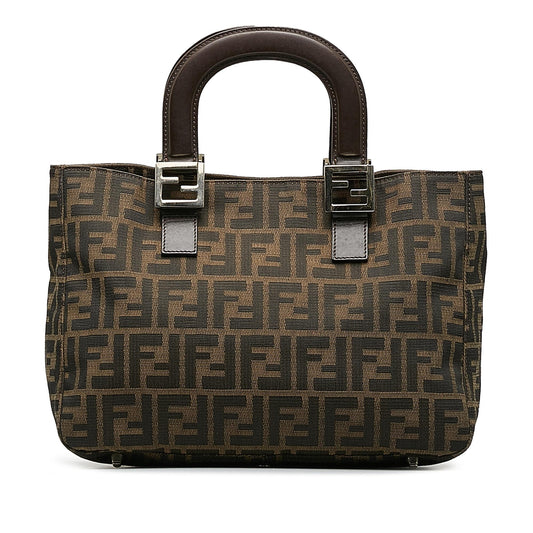 Fendi Zucca Twins Handbag (W7JBPl)