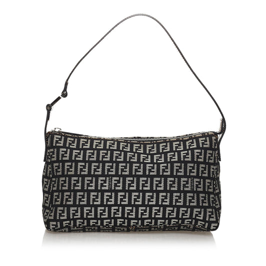 Fendi Zucchino Canvas Baguette (30041)