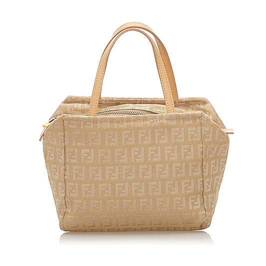 Fendi Zucchino Canvas Handbag (19093)
