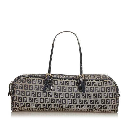 Fendi Zucchino Canvas Handbag (26238)