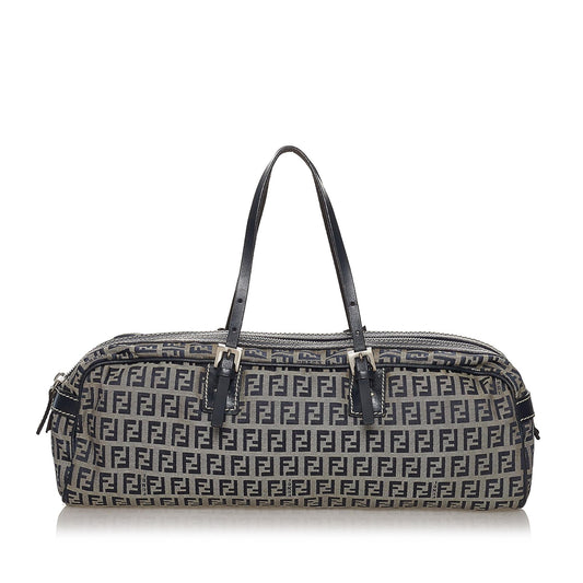 Fendi Zucchino Canvas Handbag (33440)